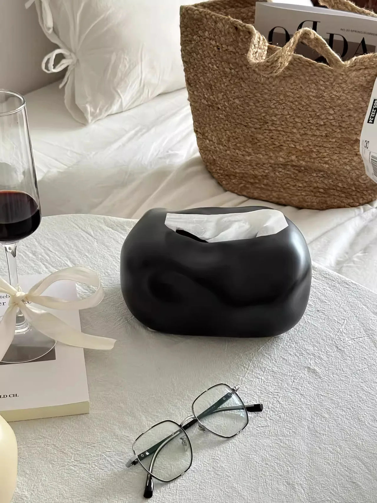 KUMO — Boîte à Mouchoirs Céramique Design Nordique