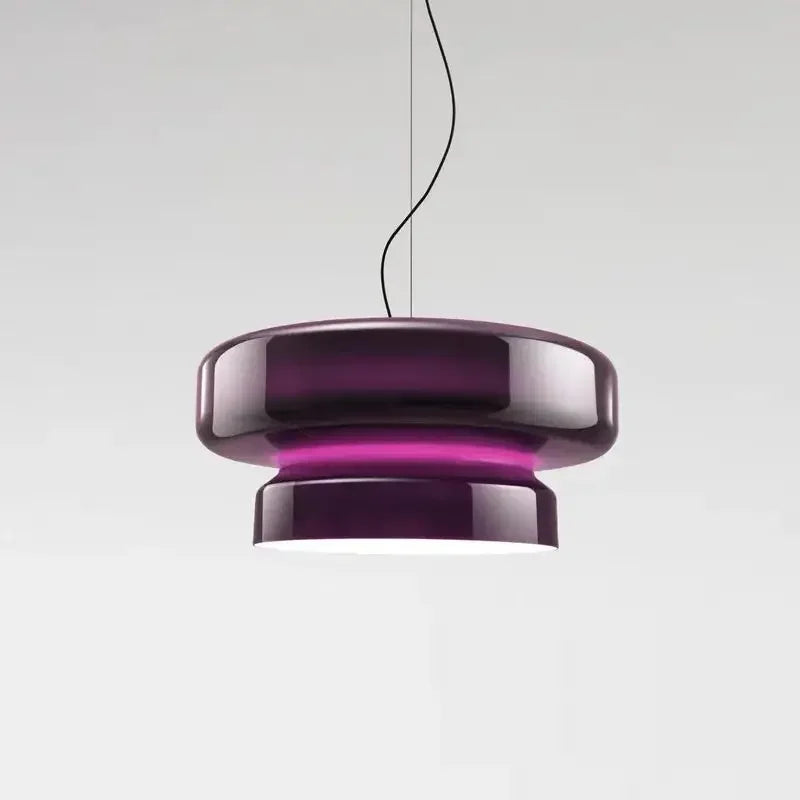 HALO — Lustre LED Annulaire Suspension Design Verre
