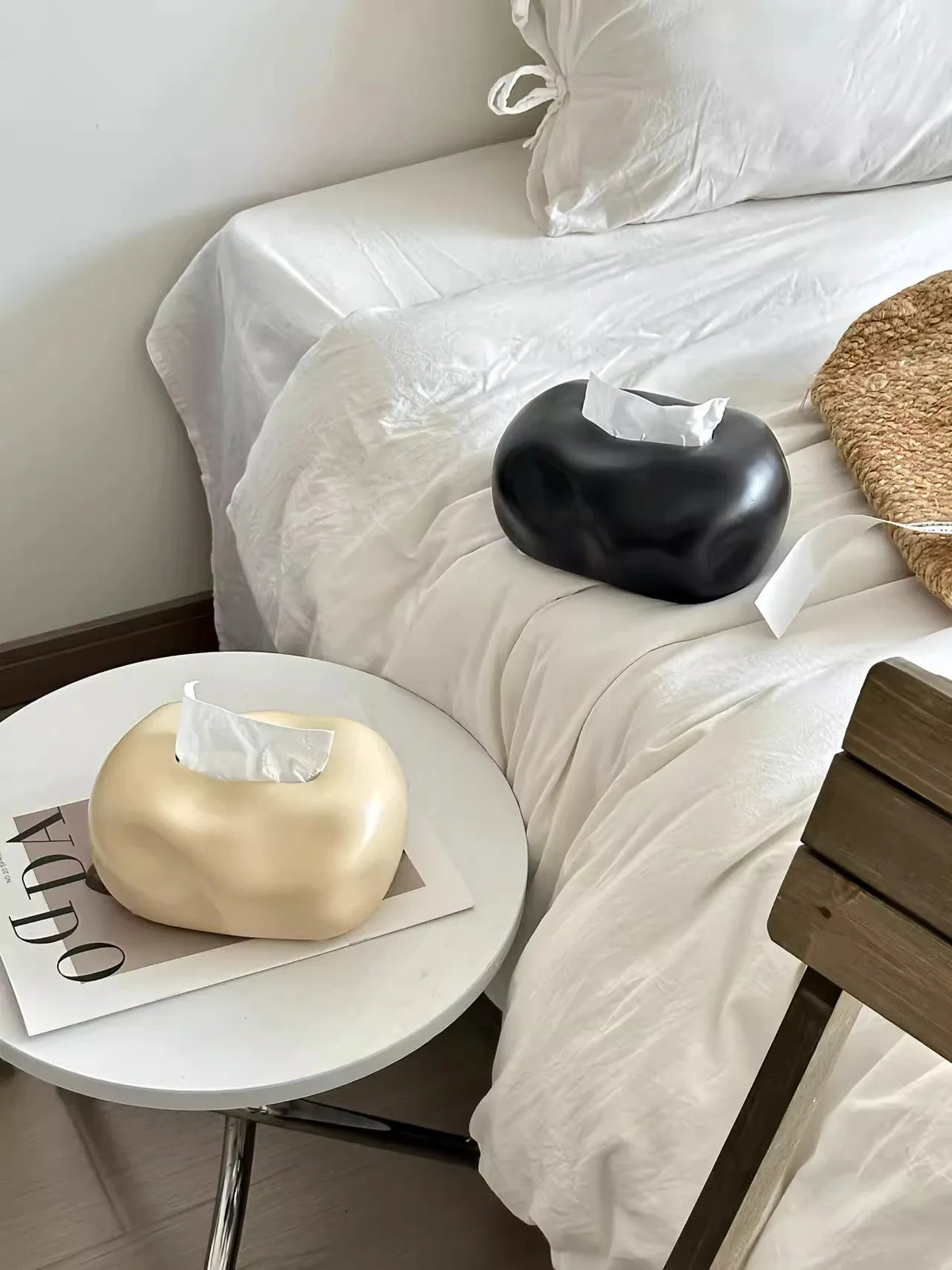 KUMO — Boîte à Mouchoirs Céramique Design Nordique