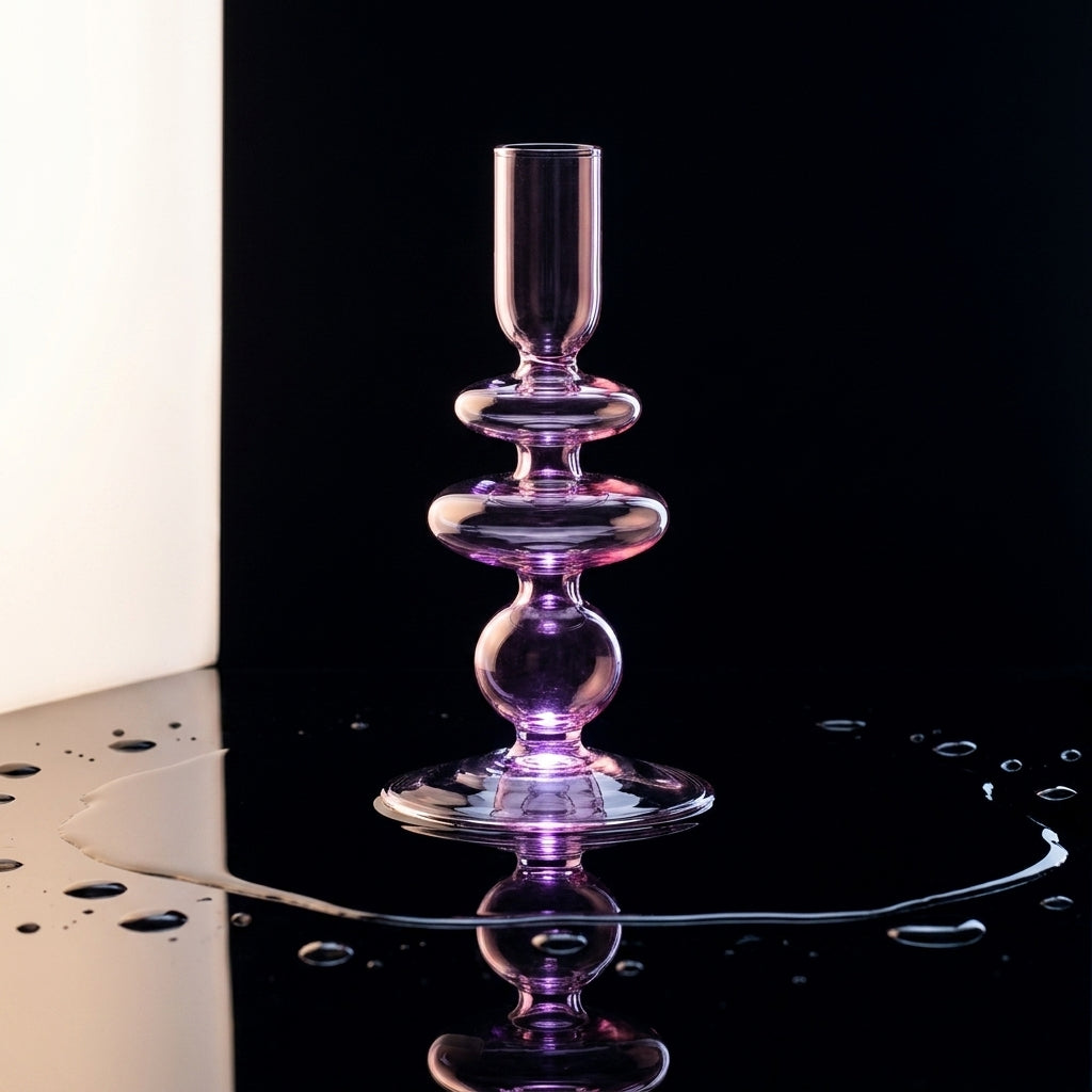 BOLLA — Bougeoir en Verre Design Nordique