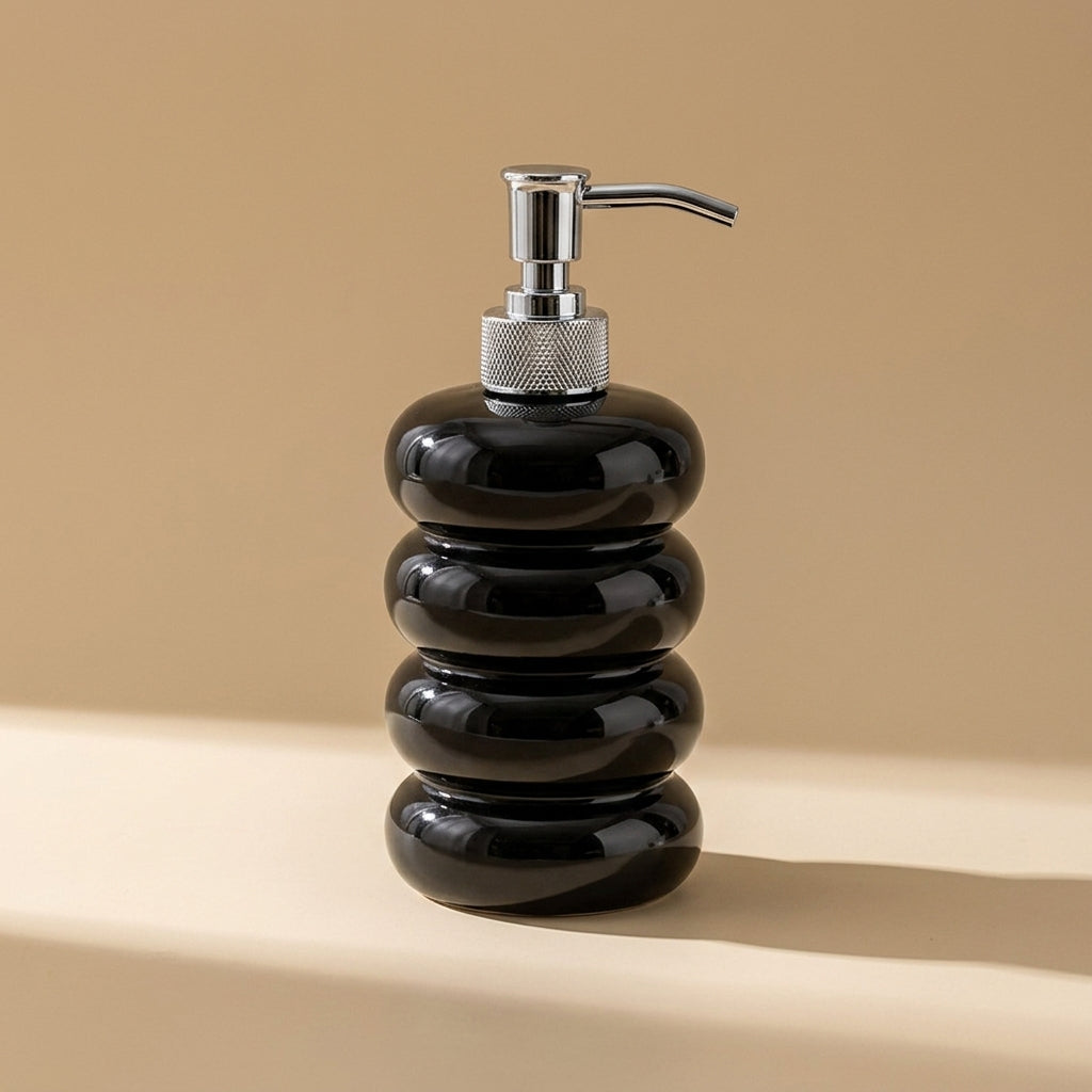 PERLA — Distributeur de Savon Céramique Sculptural