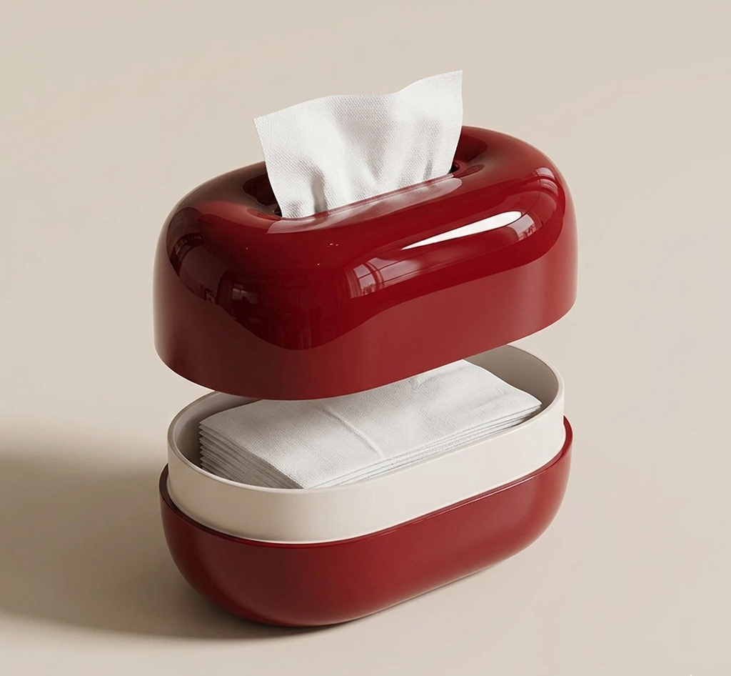 Neo Forma Tissue Pod™ — Boîte à Mouchoirs Design