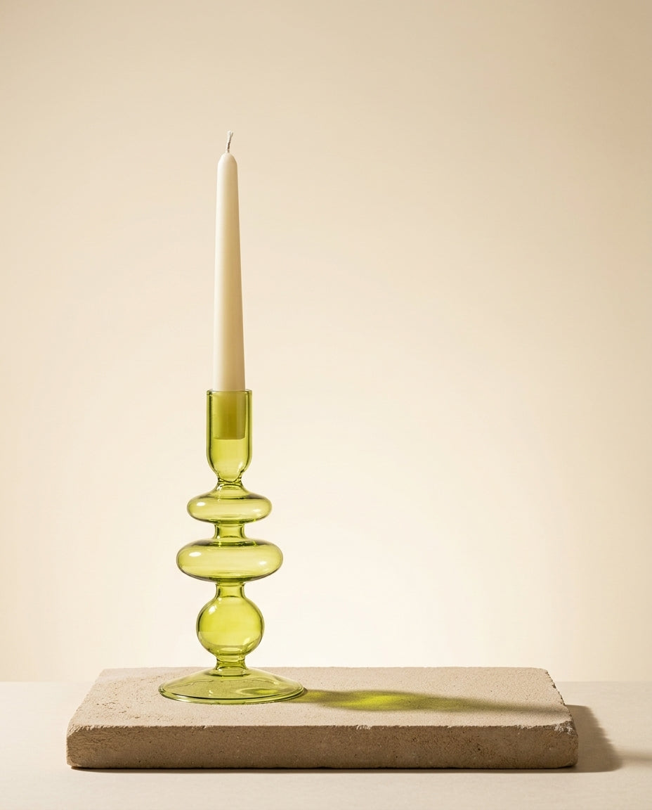 BOLLA — Bougeoir en Verre Design Nordique