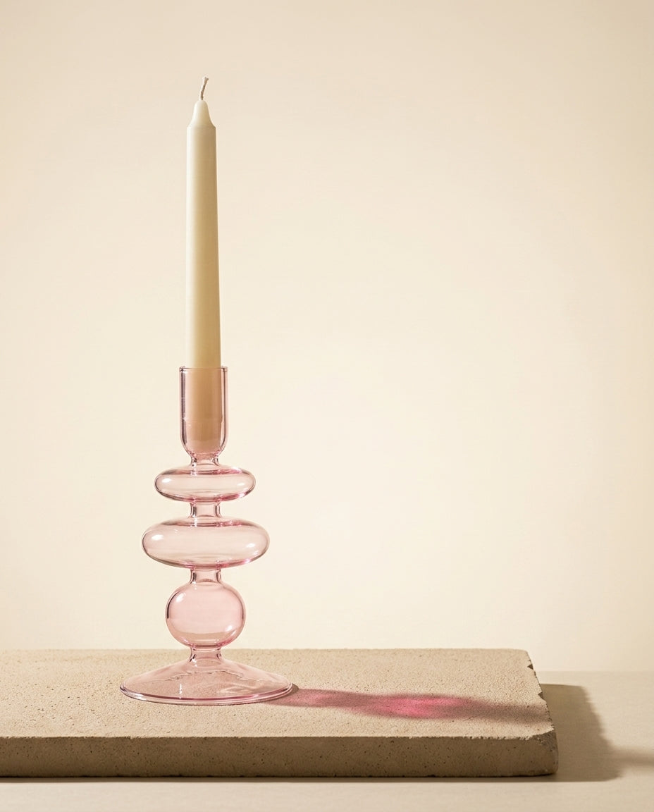 BOLLA — Bougeoir en Verre Design Nordique