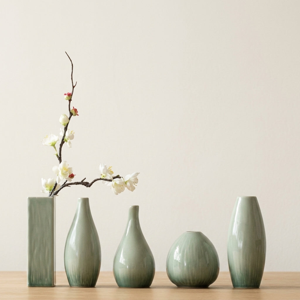 Vase en céramique simple pour décoration de table