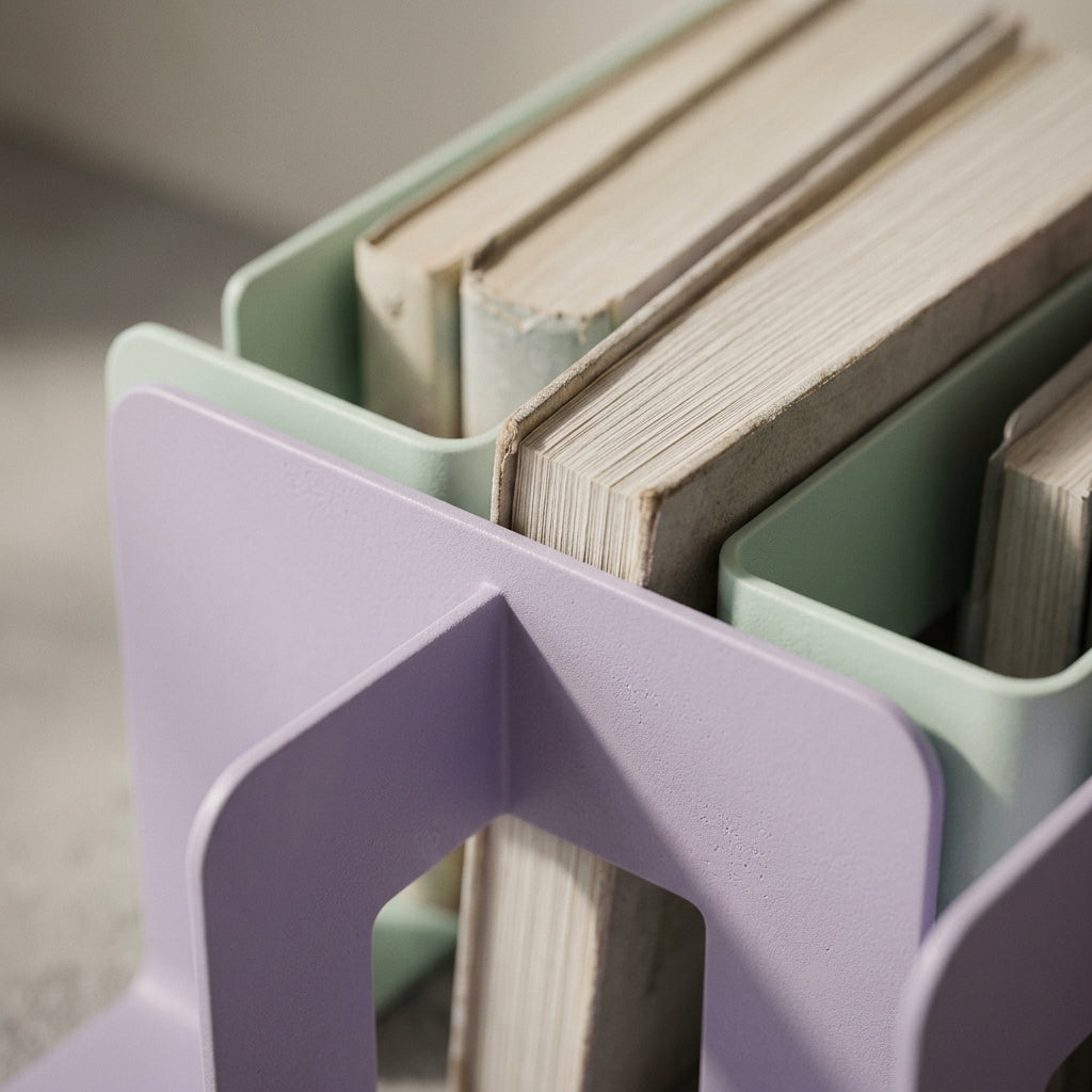 Étagère de rangement à compartiments, détail