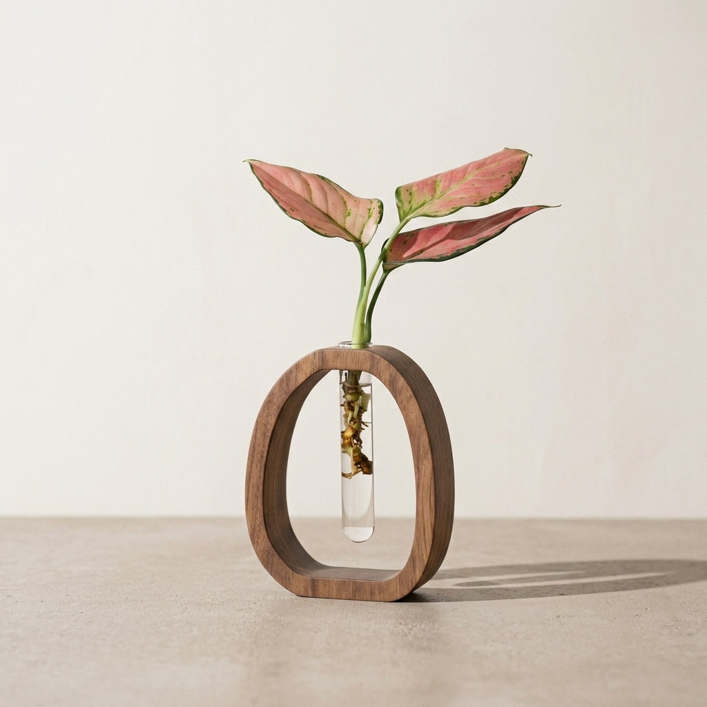 Fleurs décoratives en bois massif