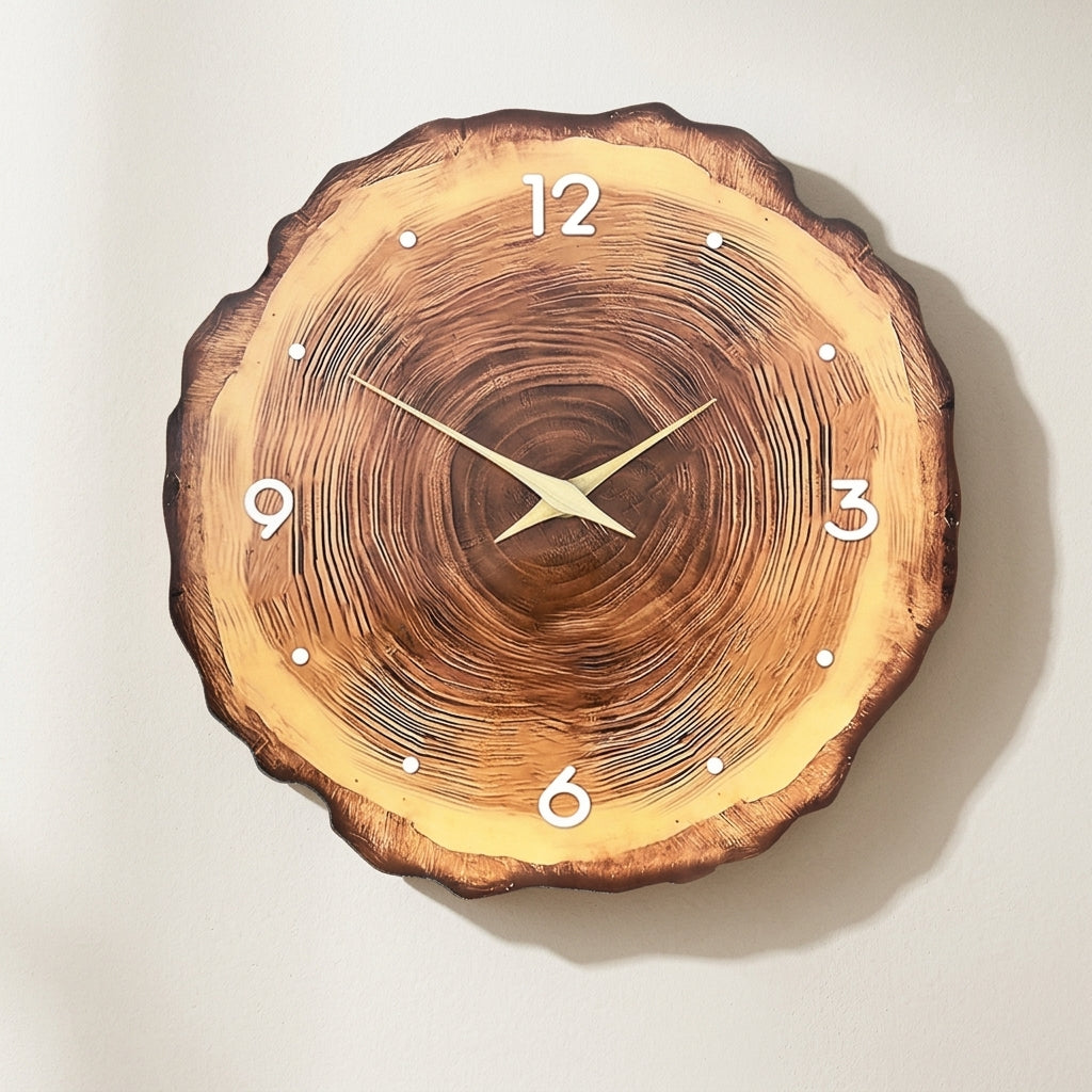 ANELLO — Horloge Murale Anneau Bois Massif