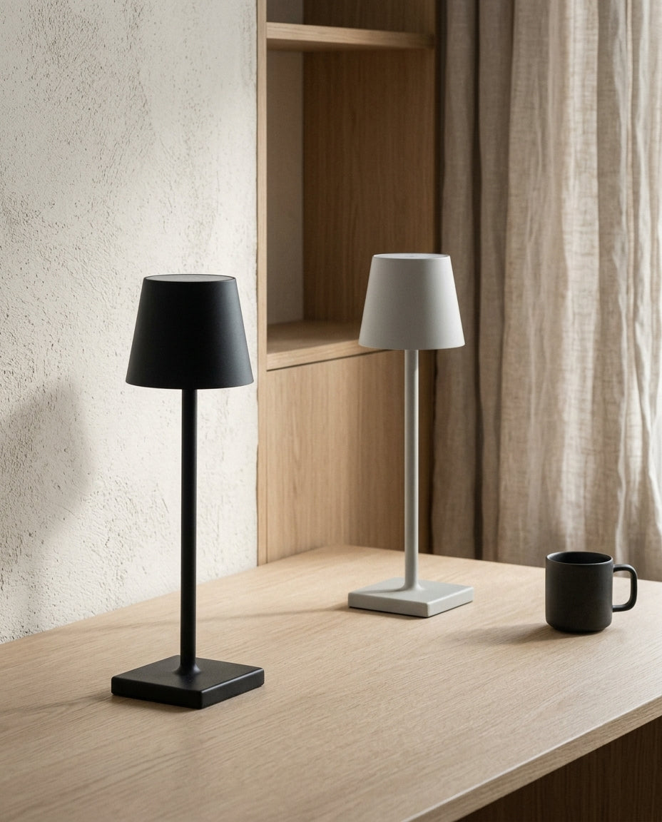 Lampe de table LED à interrupteur tactile en situation