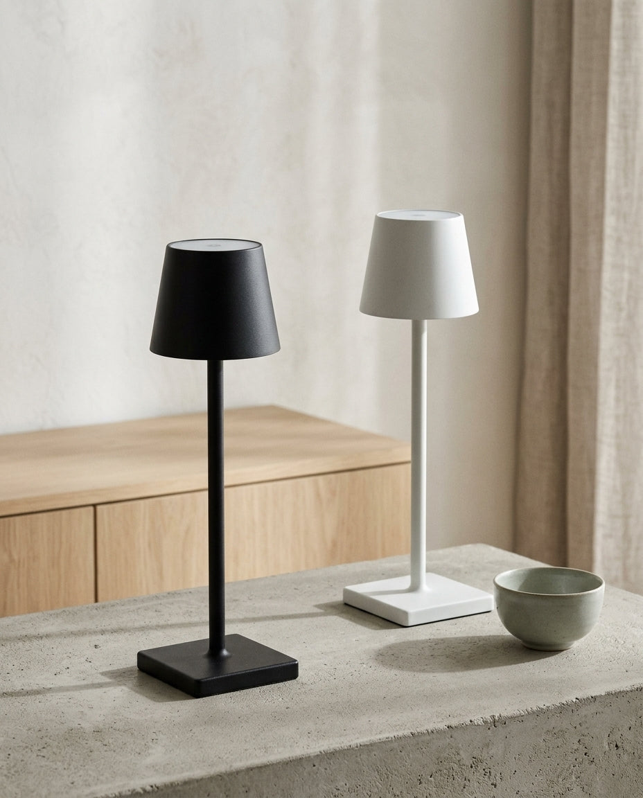 Lampe LED de table rechargeable en situation