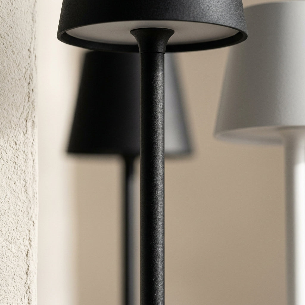 Lampe LED de table rechargeable, détail