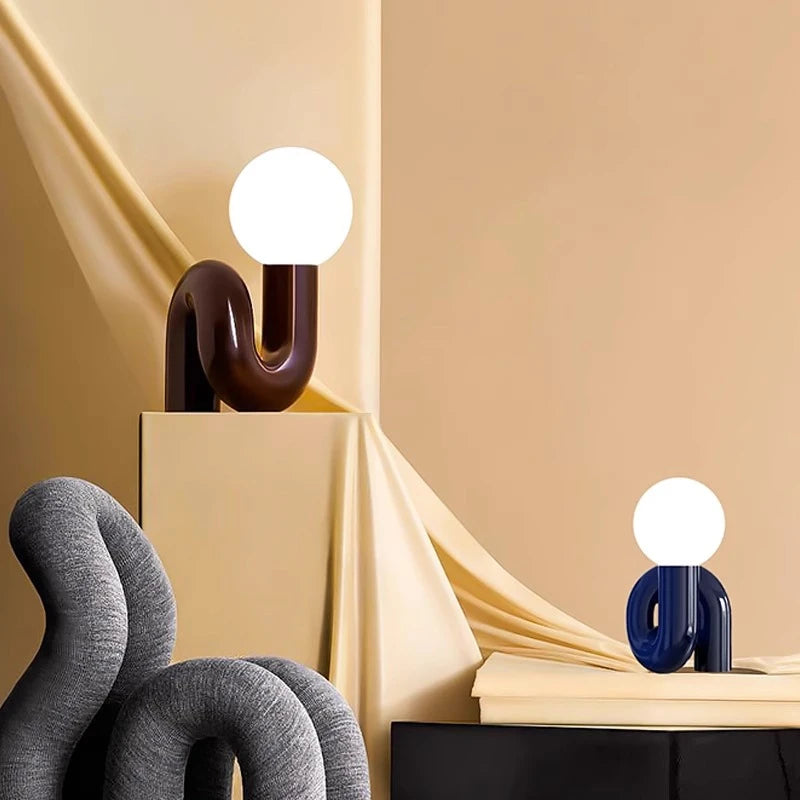 LOOP — Lampe Sculpture Lumineuse Design Contemporain