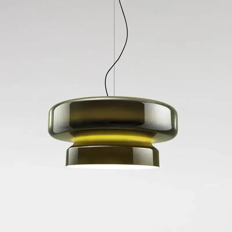 HALO — Lustre LED Annulaire Suspension Design Verre