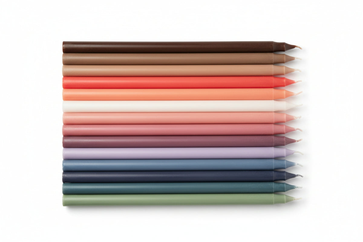 FLAMA — Bougies Chandelles Design Set de 4