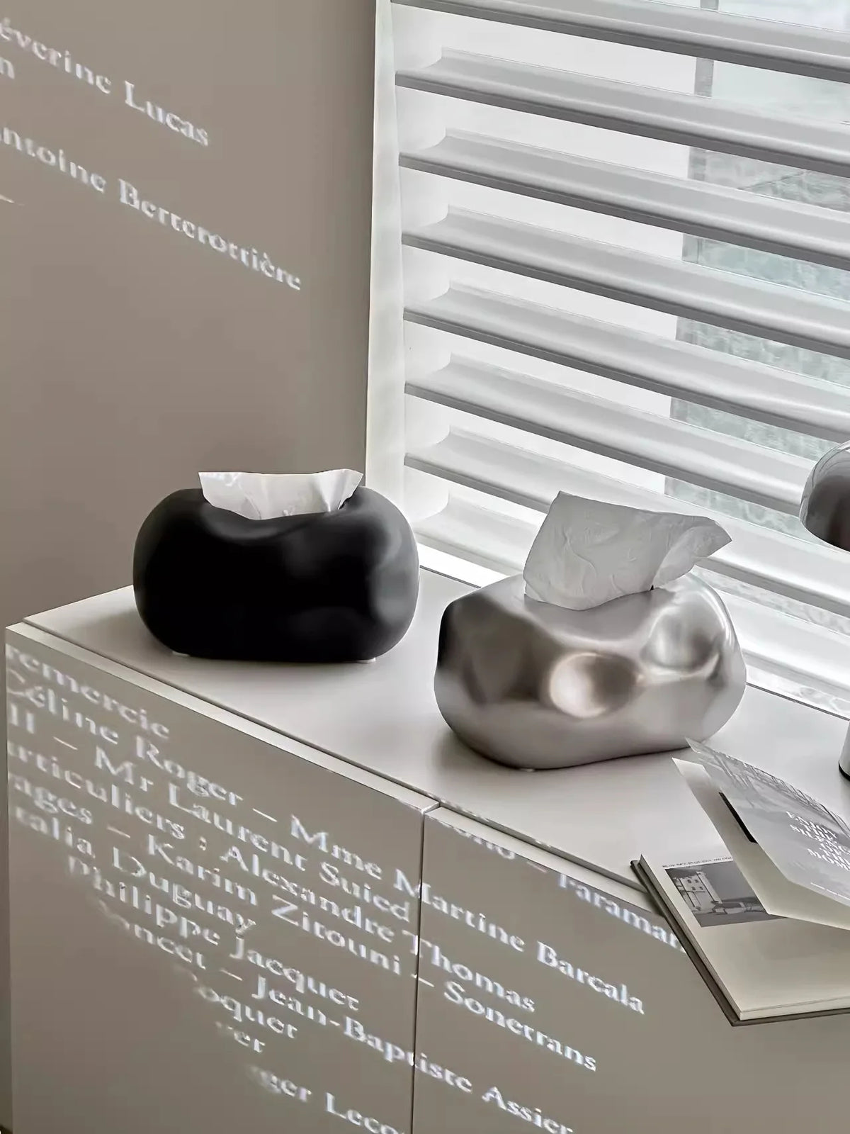 KUMO — Boîte à Mouchoirs Céramique Design Nordique
