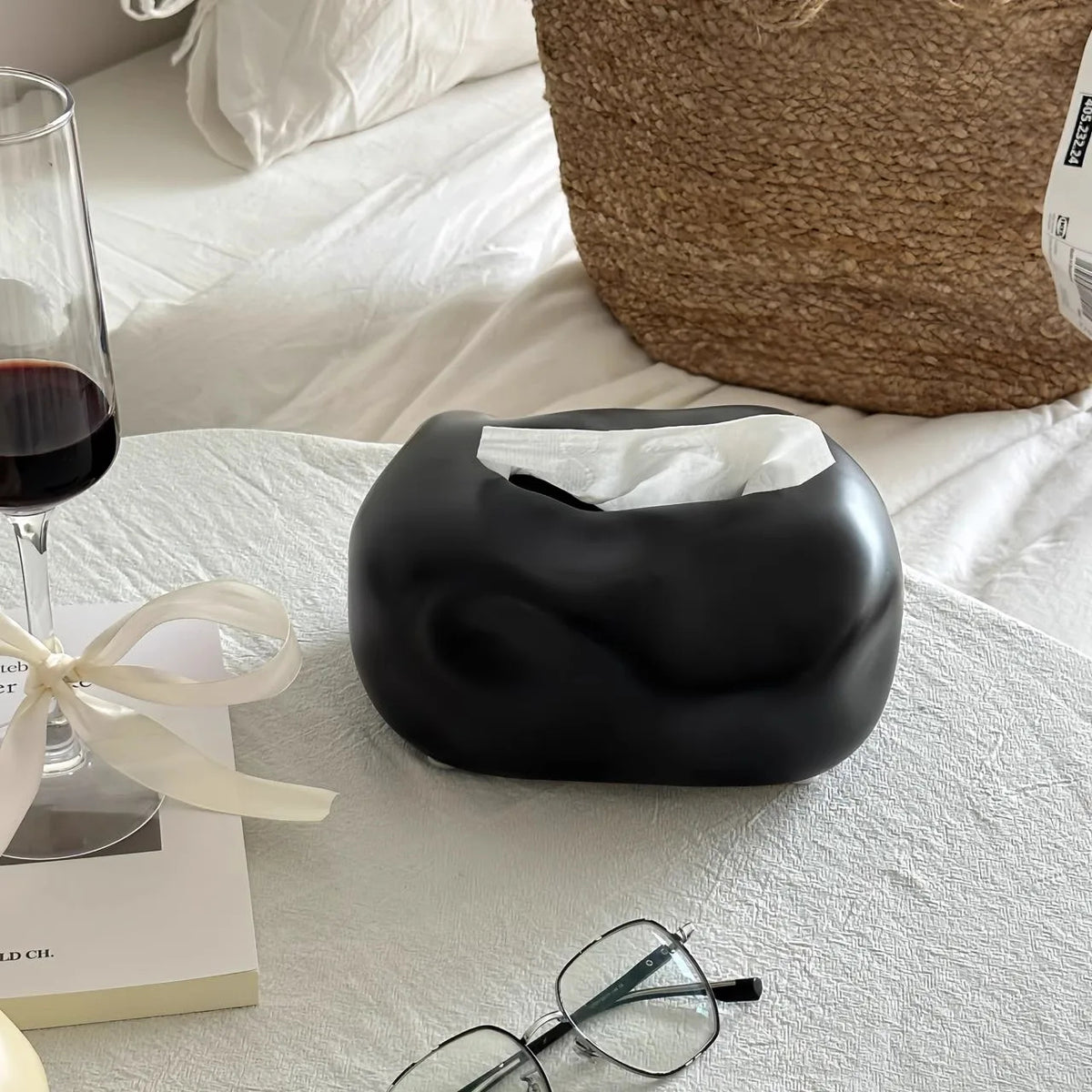 KUMO — Boîte à Mouchoirs Céramique Design Nordique
