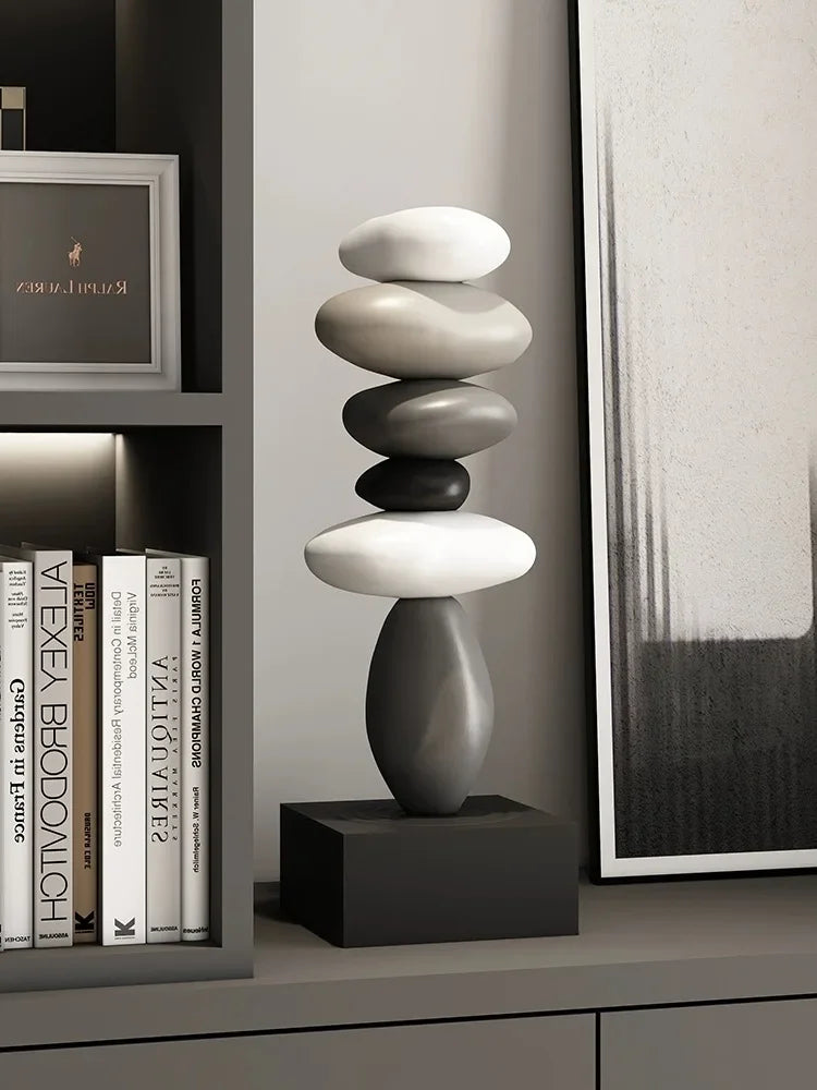 STELA — Sculpture de Table en Pierre Composite
