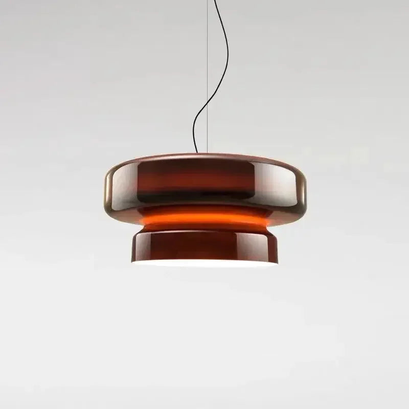HALO — Lustre LED Annulaire Suspension Design Verre