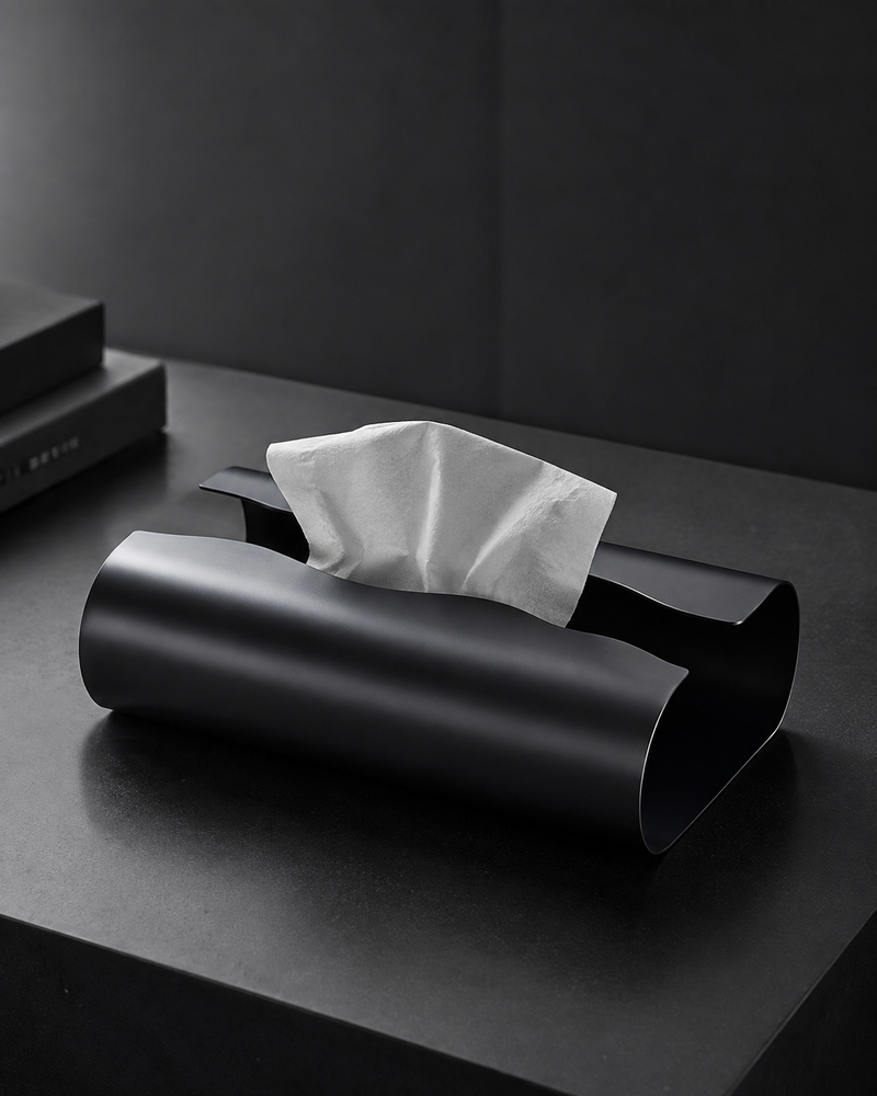 ONDA — Boîte à Mouchoirs Acier Inoxydable Miroir