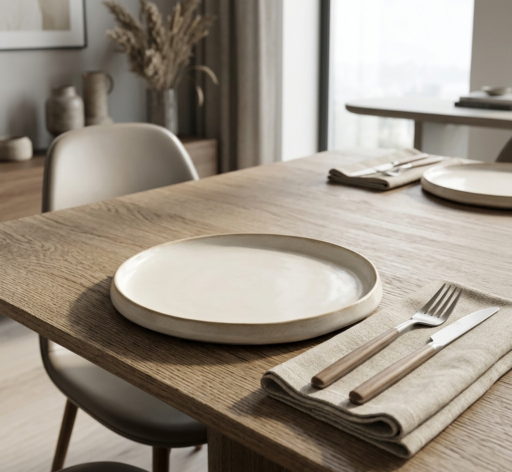 NOMA Plate™ — Assiettes Céramique Design Épuré