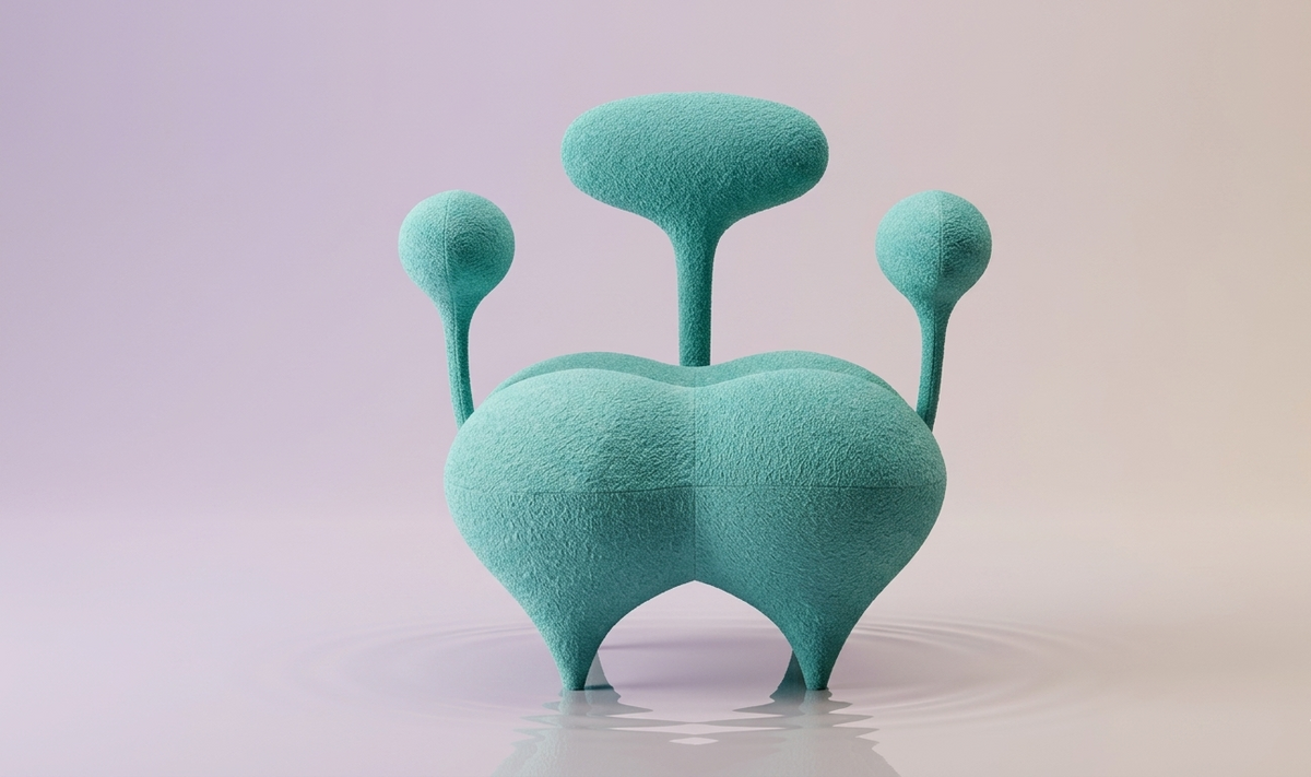 Fauteuil Design Salon Orea — Velours Vert Céladon