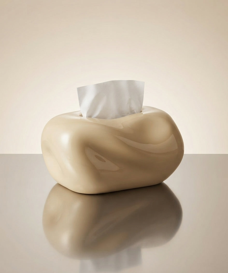 KUMO — Boîte à Mouchoirs Céramique Design Nordique