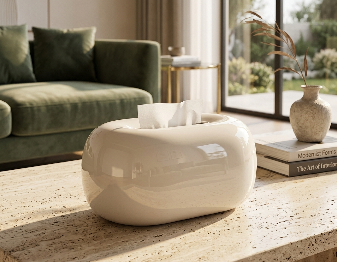 Neo Forma Tissue Pod™ — Boîte à Mouchoirs Design