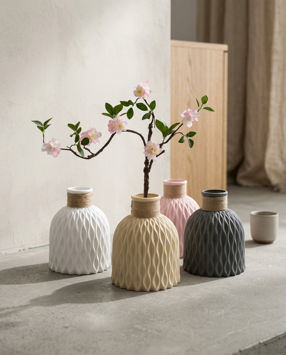 Cache-pot motif ananas en situation