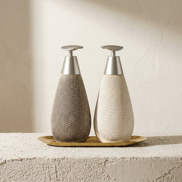 Distributeur de savon en céramique rétro