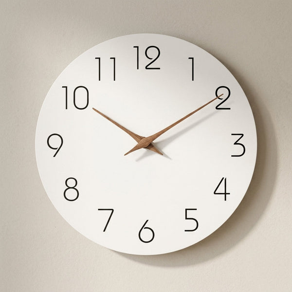 QUIETA — Horloge Murale Silencieuse Sans Tic-Tac