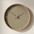 VITRA — Horloge Murale Verre et Bois Massif