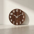 NOCTA — Horloge Murale Bois Aiguilles Lumineuses