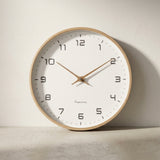 SILVA — Horloge Murale Bois Massif Nordique