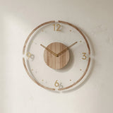 CIFRA — Horloge Murale Bois Chiffres Ronds