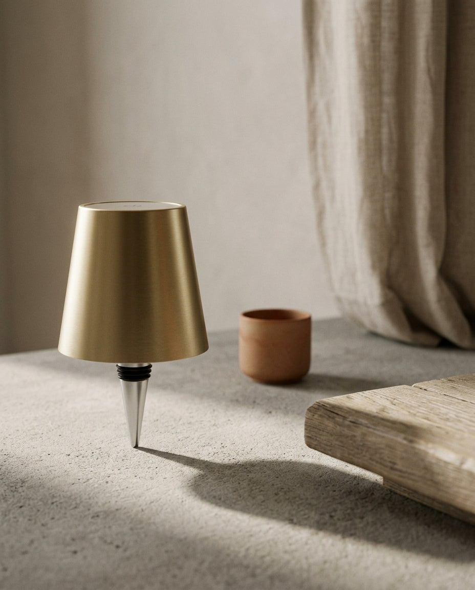 Lampe de table à commande tactile en situation