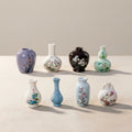 OCTA — Mini-vases Aspect Porcelaine, Lot de 8