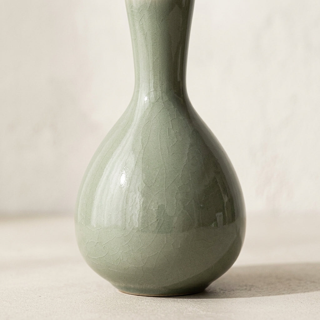 Vase à fleurs séchées, détail