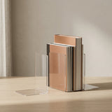 INVISA — Serre-livres Transparents, Lot de 8