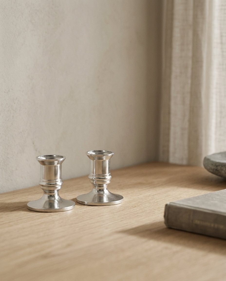 Socles de bougie pour chandelier en situation