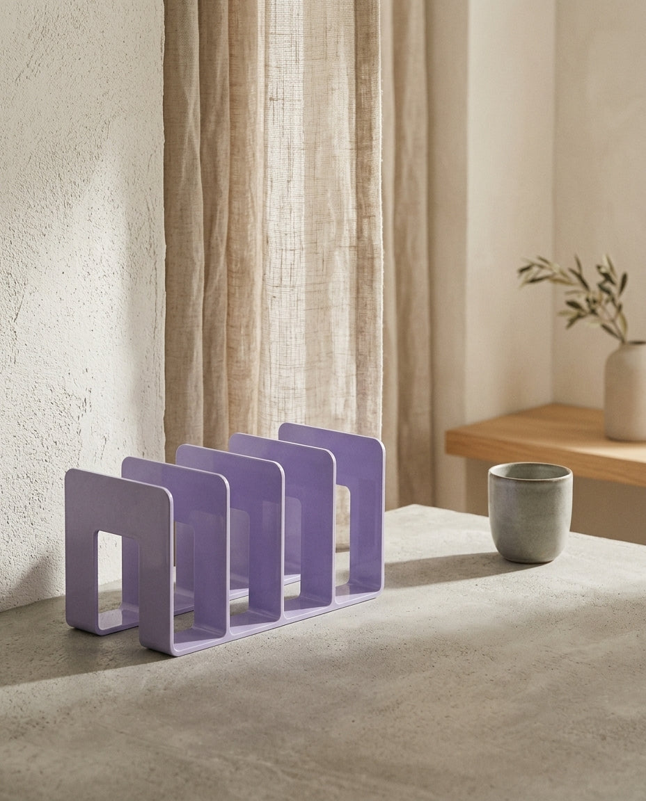 Support de rangement de livres en situation