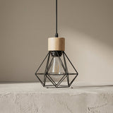 CAGIA — Suspension Cage Bois et Fer