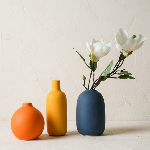 Vase en céramique nordique à col étranglé