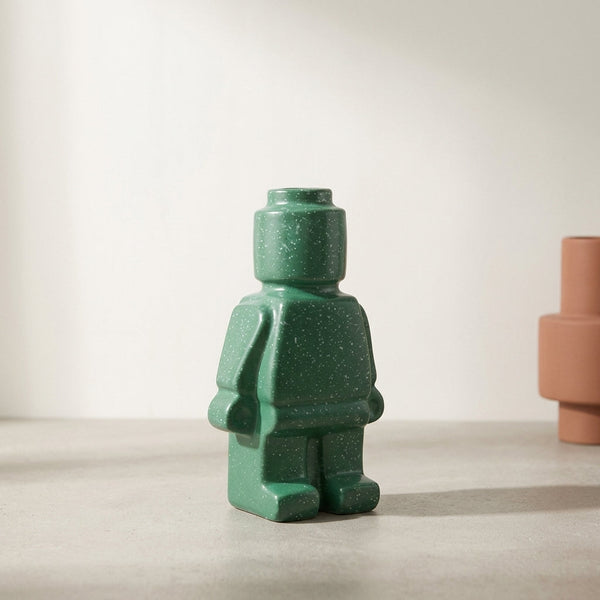 Vase Robot en céramique style nordique